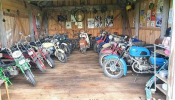 Senlietu un retro motociklu kolekcija 