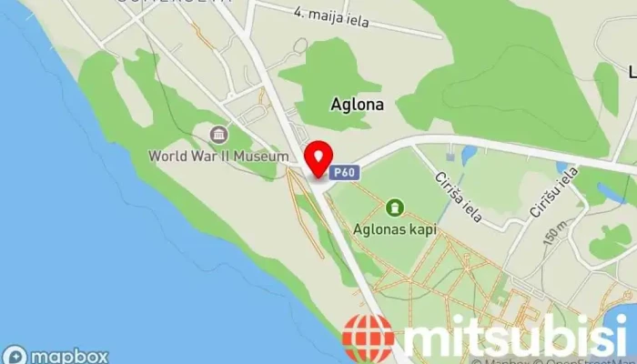 karte no Aglona  iekš Aglona