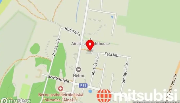 karte no Ainažu jūrskolas muzejs Muzejs, Tūrisma objekts iekš Ainaži