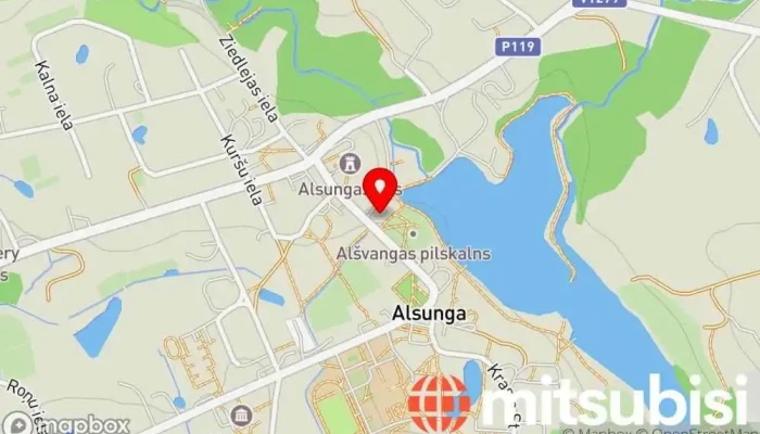 Alsungas Dizgabalkalns Karte - Alsunga