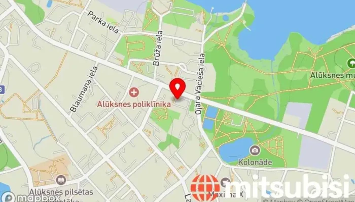 karte no Alūksnes autoosta Autobusu uzņēmums iekš Alūksne