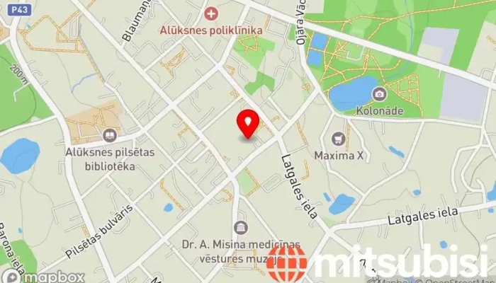 karte no Alūksnes bērnu un jauniešu centrs Jauniešu centrs iekš Alūksne