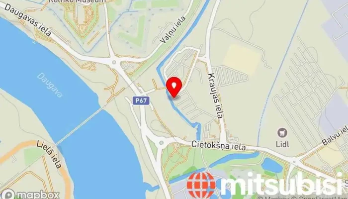 karte no Auto-centrs Automašīnu serviss iekš Daugavpils