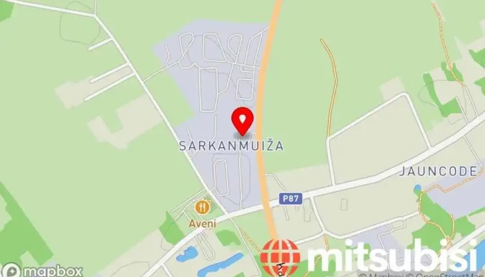 karte no Auto G.M. Autovadītāja pakalpojumi, Automašīnu elektronika, Automašīnu piederumu veikals, Automašīnu remonts un apkope, Autokapsēta iekš Bauska