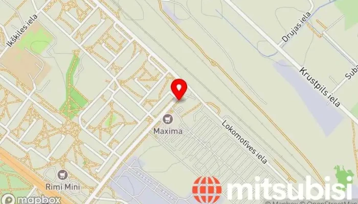 karte no AUTO RIGA Automašīnu izplatītājs iekš Rīga