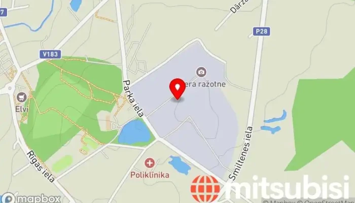 karte no Auto Sintra  iekš Rauna