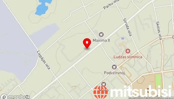 karte no Auto SL, autoserviss Automobiļu remontdarbnīca iekš Ludza
