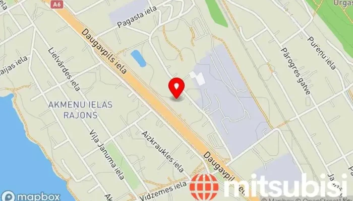karte no Auto Universs, SIA Lietotu automašīnu tirgotājs iekš Ogre