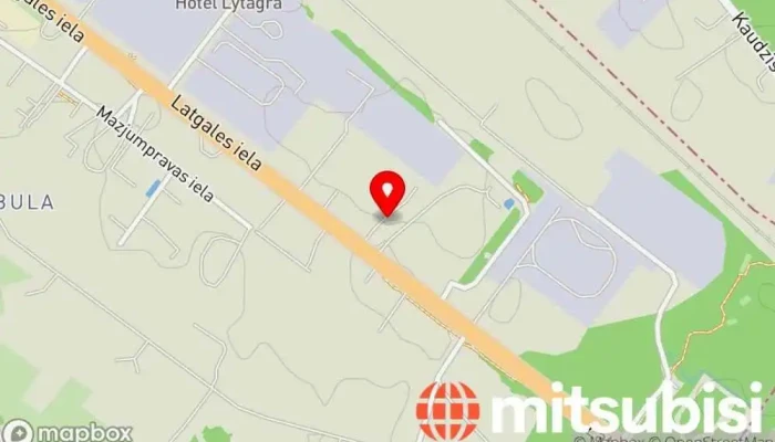 karte no AutoHub Automašīnu tirgotājs, Auto tirgus iekš Rīga