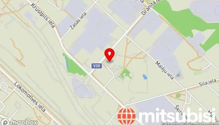 karte no Autoselect Lietotu automašīnu tirgotājs iekš Rīga