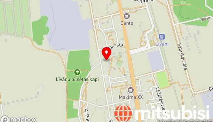 karte no Autoskola Līvāni Autoskola, Izglītības centrs, Izglītības iestāde, Mācību braukšanas laukums, Mācību centrs iekš Līvāni
