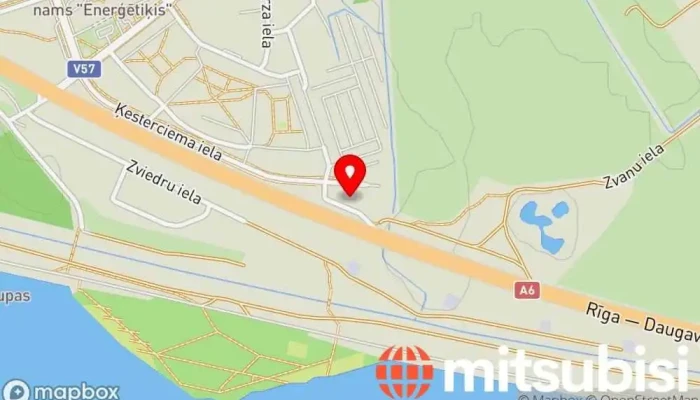 karte no Baltic Auto Autodaļu veikals iekš Salaspils
