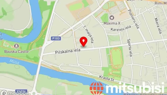 Bauskas Ugunsdzeseju Biedriba Karte - Bauska