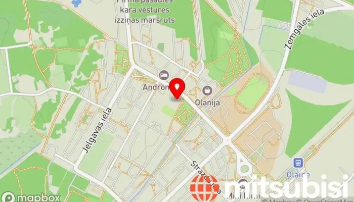 karte no Biļešu serviss, tirdzniecības vieta  iekš Olaine