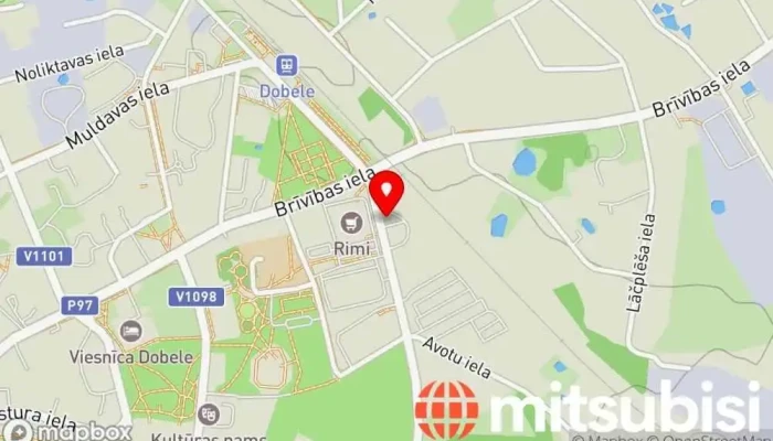 Bilesu Serviss Tirdzniecibas Vieta Karte - Dobele