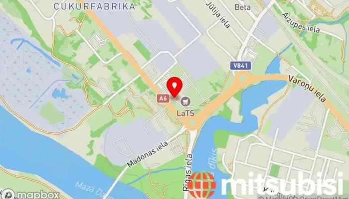 Bilesu Serviss Tirdzniecibas Vieta Karte - Jēkabpils