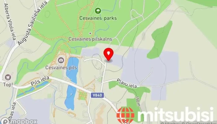 karte no Cesvaine - Auto Automobiļu remontdarbnīca iekš Cesvaine