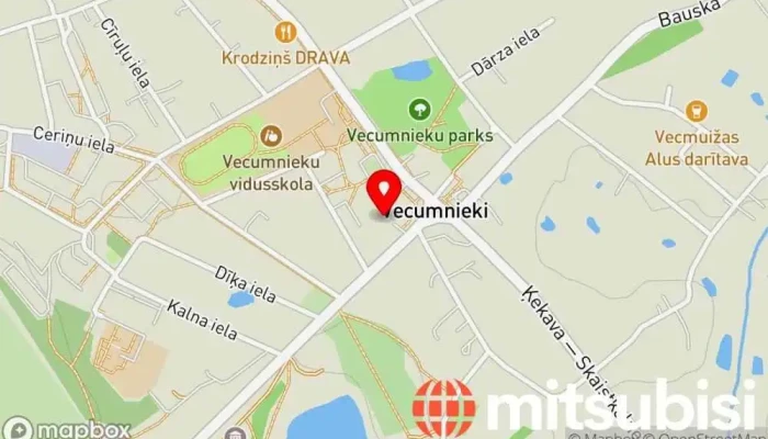 karte no CSDD Charging Station Elektrisko transportlīdzekļu uzlādes stacija iekš Vecumnieki
