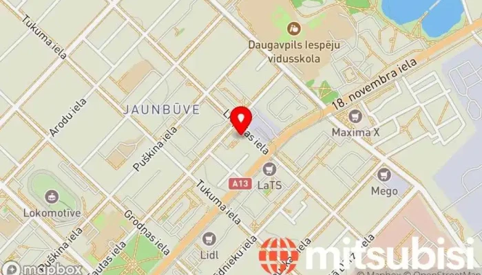 Daugavpils Dzivoklu Un Komunalas Saimniecibas Uznemums Karte - Daugavpils