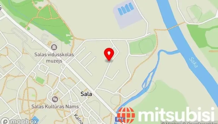 karte no DE AUTO Auto tirgus iekš Sala