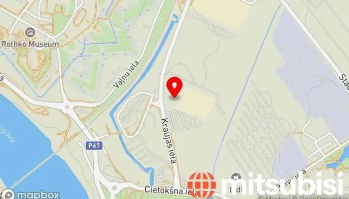 karte no Dinaburg Auto Lietotu automašīnu tirgotājs, Automašīnu noma iekš Daugavpils