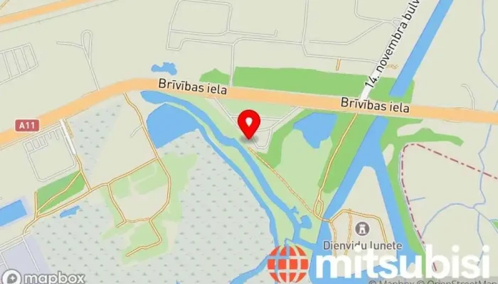 karte no DzV Auto Transportlīdzekļu izplatītājs iekš Liepāja