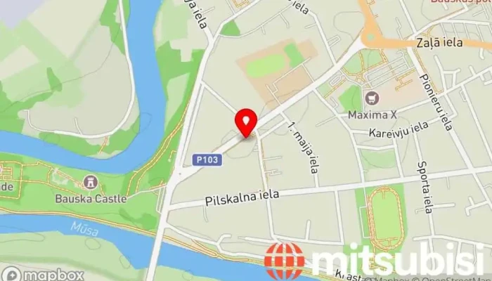 karte no Eva Autonams, SIA Automašīnu izplatītājs iekš Bauska