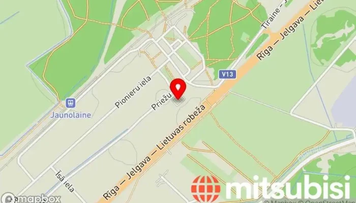 karte no Garāžu kooperatīvs Maksas garāža automašīnu novietošanai iekš Jaunolaine