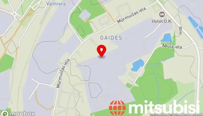 karte no honda Motociklu veikals iekš Valmiera