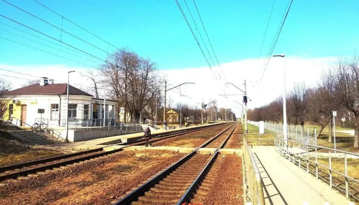 Ikšķile , dzelzceļa stacija - Ikšķile