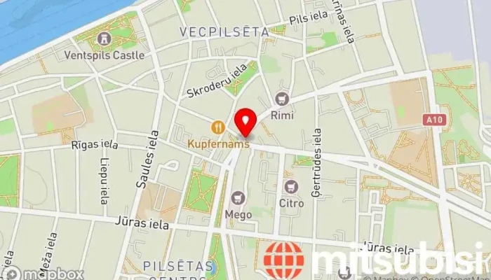 karte no Irve , SIA, Mobilais apģērbu tīrīšanas serviss Ķīmiskā tīrītava iekš Ventspils
