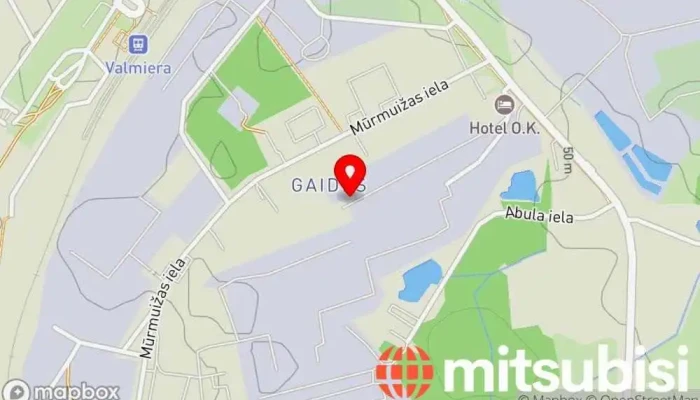 karte no Jatto auto Automašīnu remonts un apkope, Automašīnu tirgotājs iekš Valmiera
