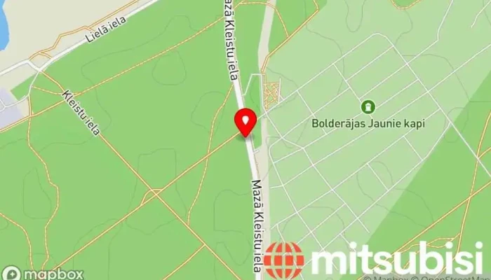 karte no Jaunie Bolderājas kapi Autobusa pietura iekš Rīga