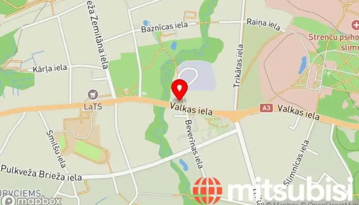 karte no J.N. Auto , SIA  iekš Strenči