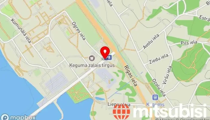 karte no Ķegums  iekš Ķegums