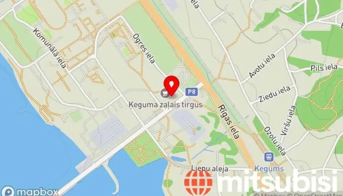 karte no L i e p u k r o g s Ģimenes restorāns iekš Ķegums