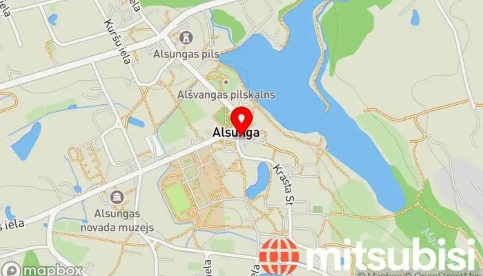 Lats -  Karte - Alsunga