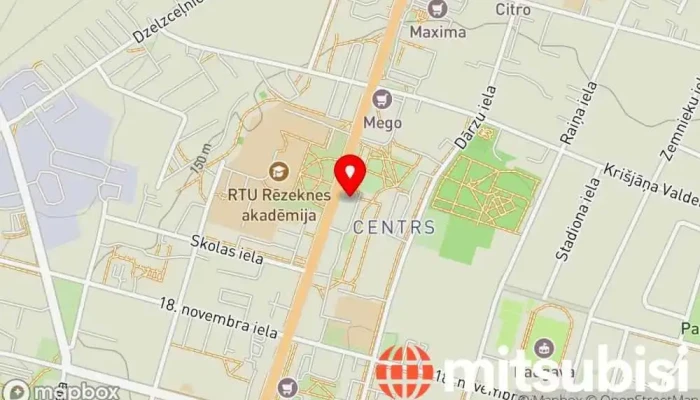 Latvijas Autocelu Uzturetajs As Rezeknes Celu Rajons Karte - Rēzekne