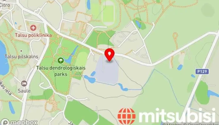 karte no Latvijas autoceļu uzturētājs , AS, Talsu ceļu rajons  iekš Talsi
