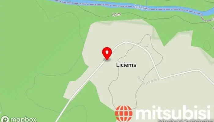 karte no Līciema mototrase Bezceļu sacīkšu trase iekš Staiceles pagasts, Limbažu novads