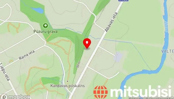 karte no Linde Gāzu centrs Gāzes uzņēmums, Industriālās gāzes piegādātājs iekš Kandava