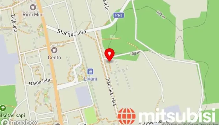 karte no Līvānu Autocentrs Automašīnu remonts un apkope iekš Līvāni