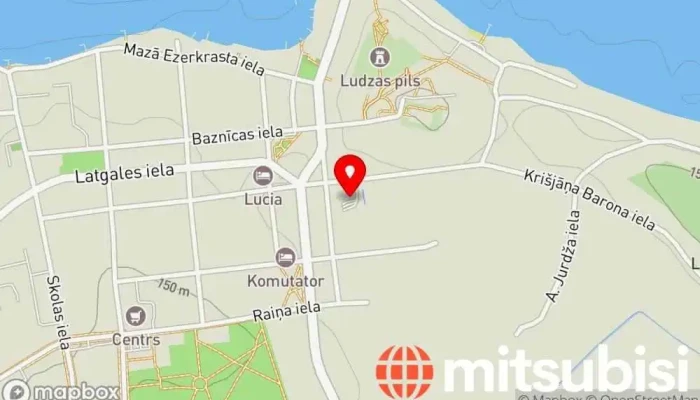 karte no Ludzas autoosta Autobusu uzņēmums iekš Ludza