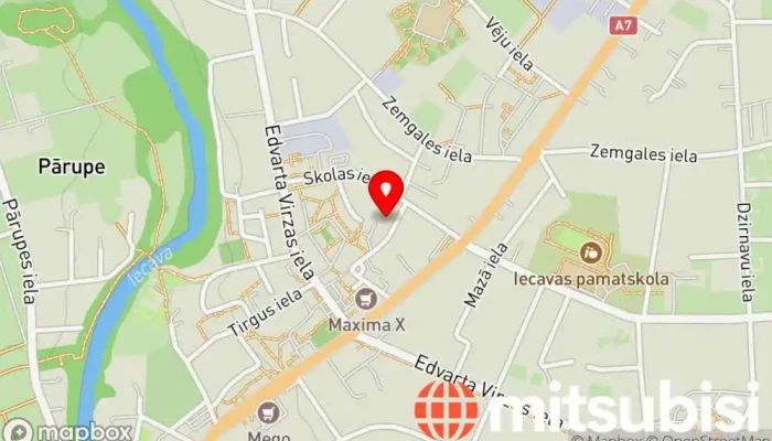 karte no Mans auto Autodaļu veikals iekš Iecava