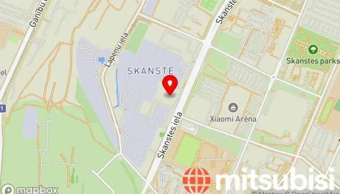 karte no Mazda Latvija Automašīnu izplatītājs iekš Rīga