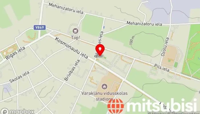 karte no mini top! Pārtikas veikals iekš Varakļāni