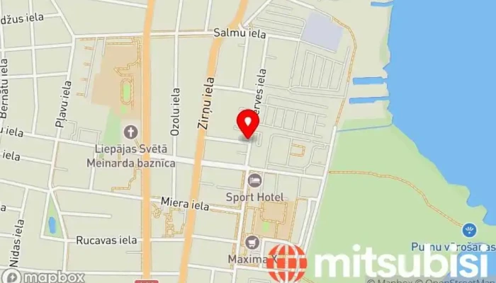 karte no Moon Auto Automašīnu tirgotājs iekš Liepāja
