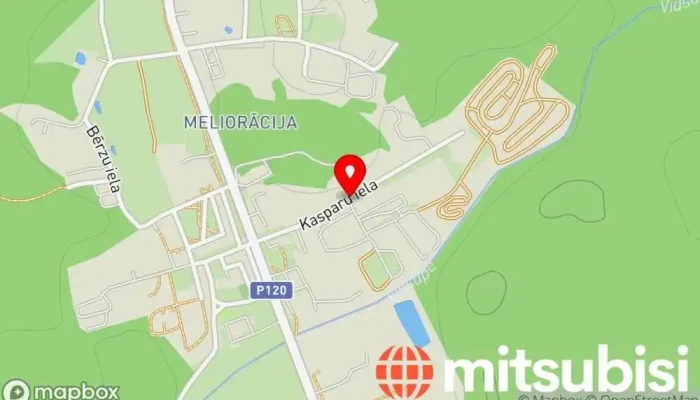 karte no Mototrase Stende Bezceļu sacīkšu trase iekš Stende