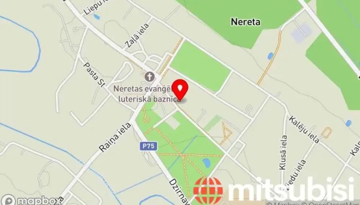 Neretas Pasta Nodala Karte - Nereta
