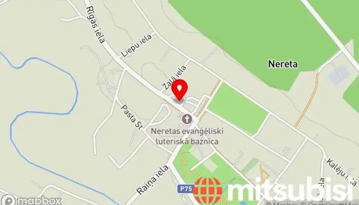 karte no Neretas valsts un pašvaldības vienotais klientu apkalpošanas centrs (Neretas VPVKAC) Valsts iestāde iekš Nereta